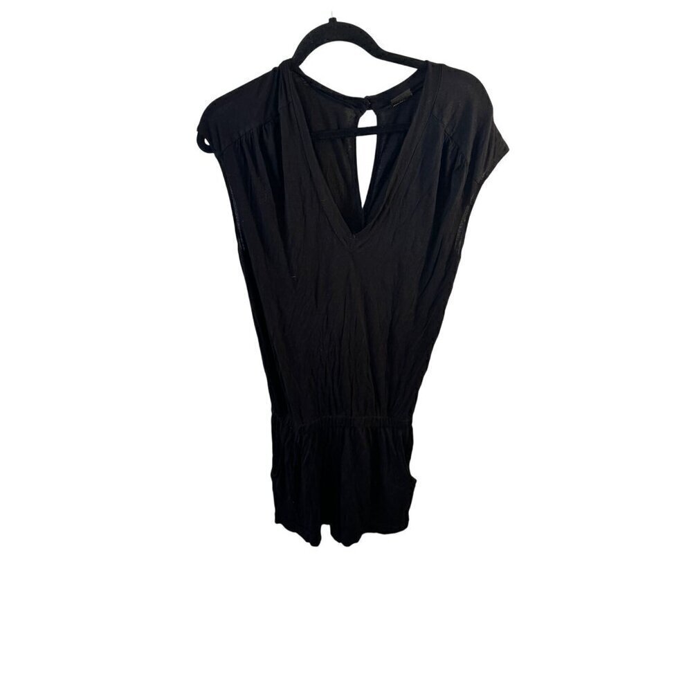 Lascana black romper/swim cover up size small